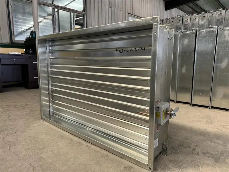 Система HVAC Оцинкованная сталь воздушный демпфер моторизованный дымовой