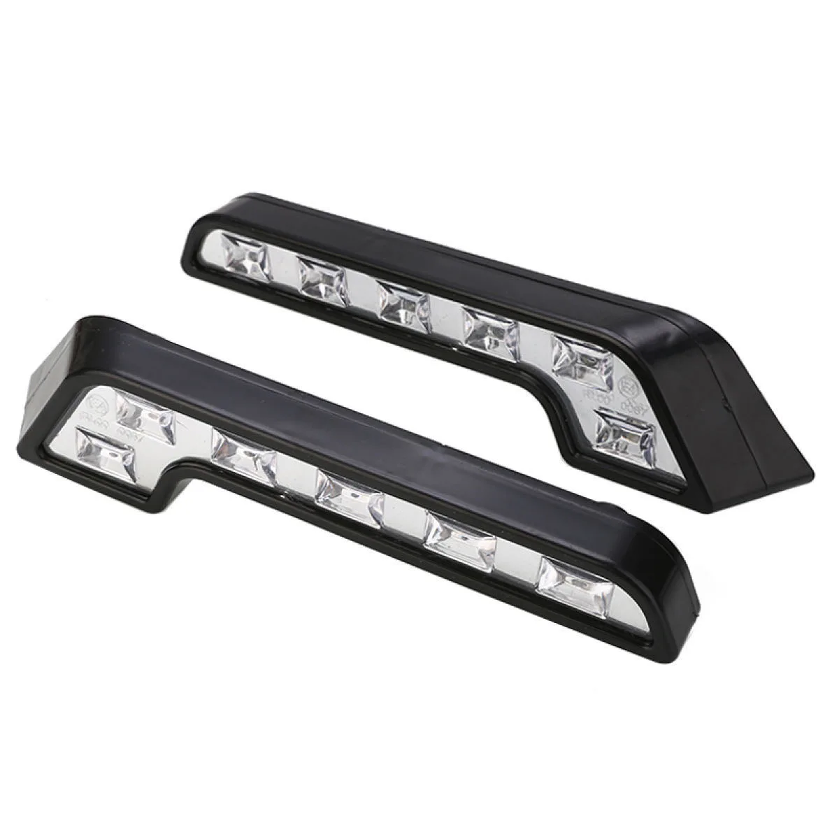 Hot sell universal 12 LED DRL 7-shaped car LED daytime running light