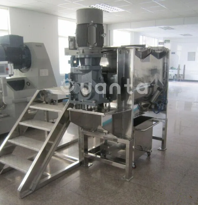 Seasoning Mixing Machine Single Paddle Mixer Stainless Steel Horizontal Ribbon Mixer Detergent Powder Mixer Food Pharmacy