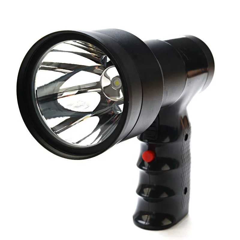 80000lux Led Torch Light for Hunting and Security, Led Rechargeable Flashlight