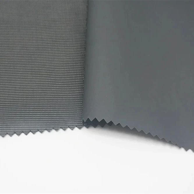 300D Polyester Oxford Dual Color Hexagonal Checkered Solid Dyed with PU Coating and WR for Luggage/Bag/Tent Fabric