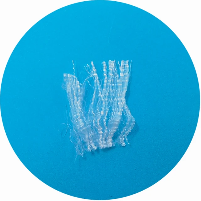 Virgin 0.7D 32mm micro down like fiber for filling pet toy