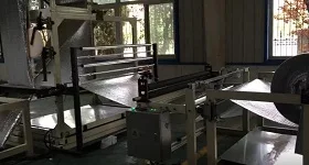 Inflatable Bottom Aluminum Foil Bubble Envelope Machine