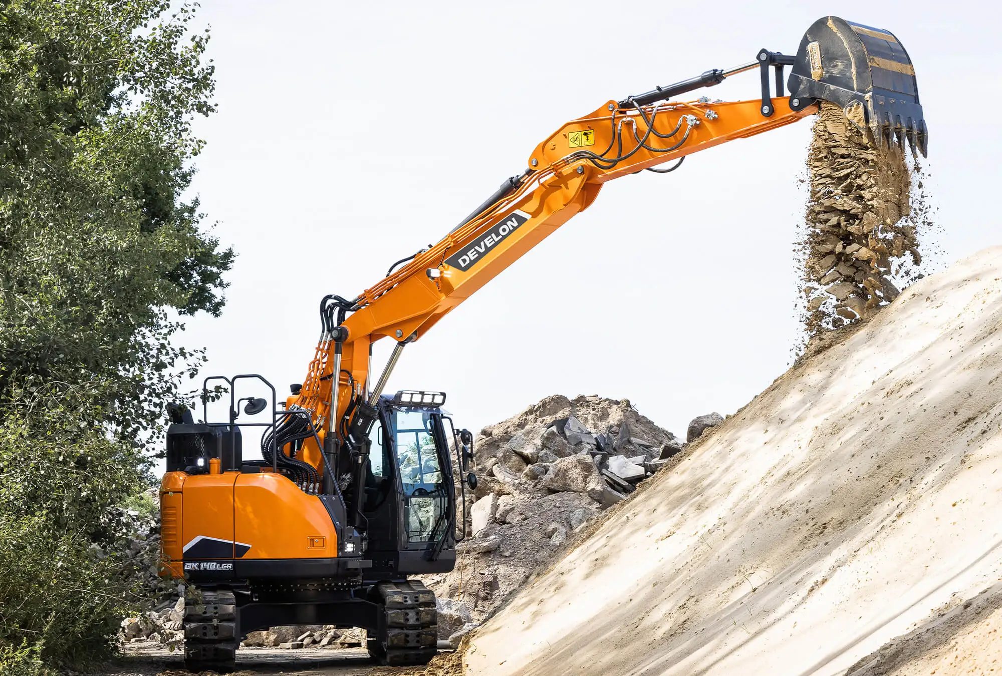 Автоматический DX140LC-9C экскаватор Doosan 14 тонн гидравлическая строительная техника 140 DX140lc для продажи