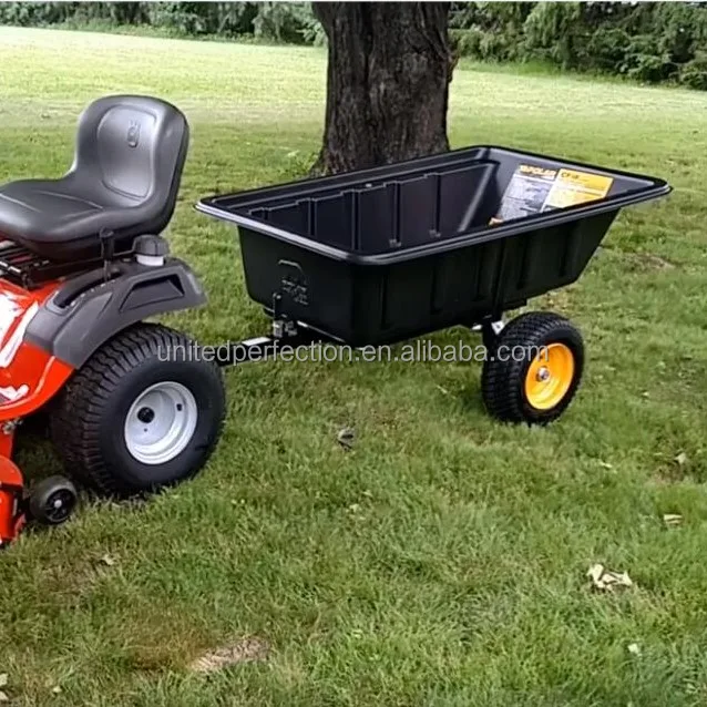 EU Popular Promotional Multi purpose Tow Behind atv quad trailer garden DUTIL TRAILER with Low MOQ