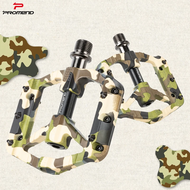 Promend 3 Sealed Bearings Nylon Bicycle Pedals Carbon Road Cycling Parts for BMX & MTB Ultralight Colorful Pedal