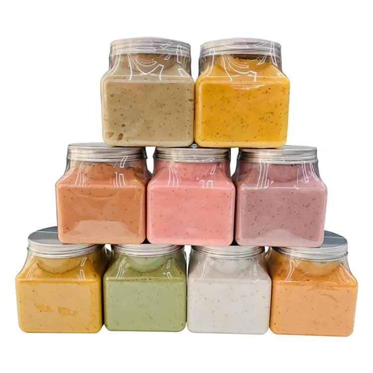  Korean Private Label Natural Fruit Blueberry Whitening Custom Shea Butter Exfoliator Face And Body
