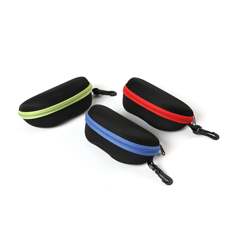 Custom EVA Eyeglasses Box Glasses Bag Portable Zipper Hook Hard Holder Sunglass Carry Bags Sunglasses Cas