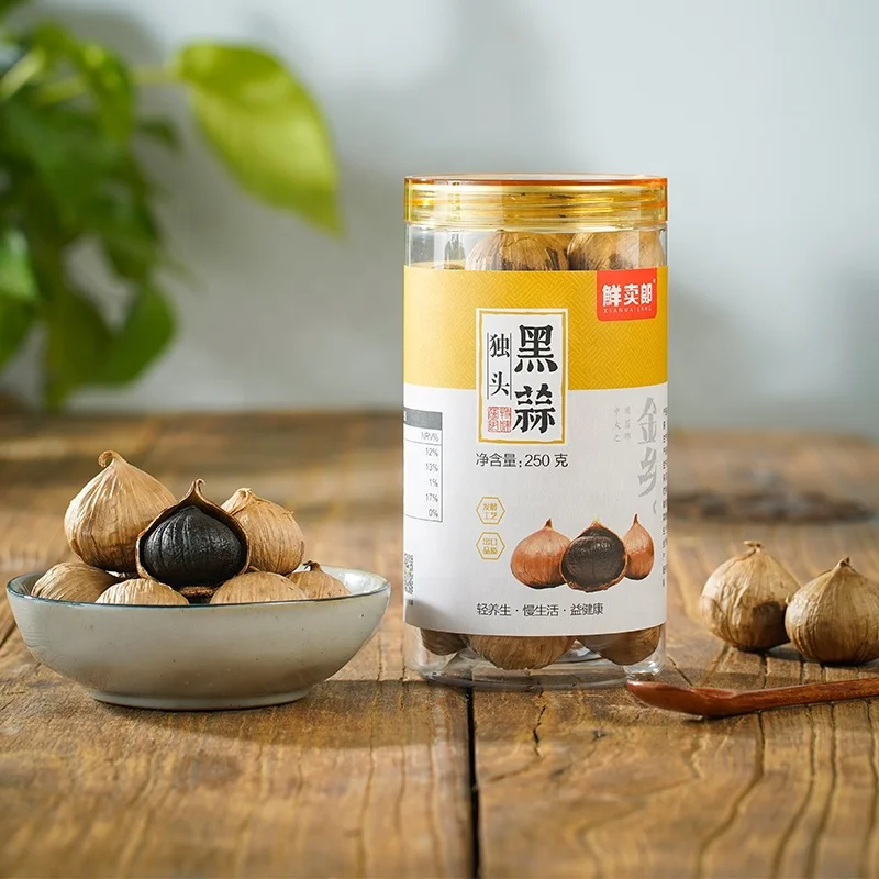 Supplier Fermented black garlic Single Black Garlic