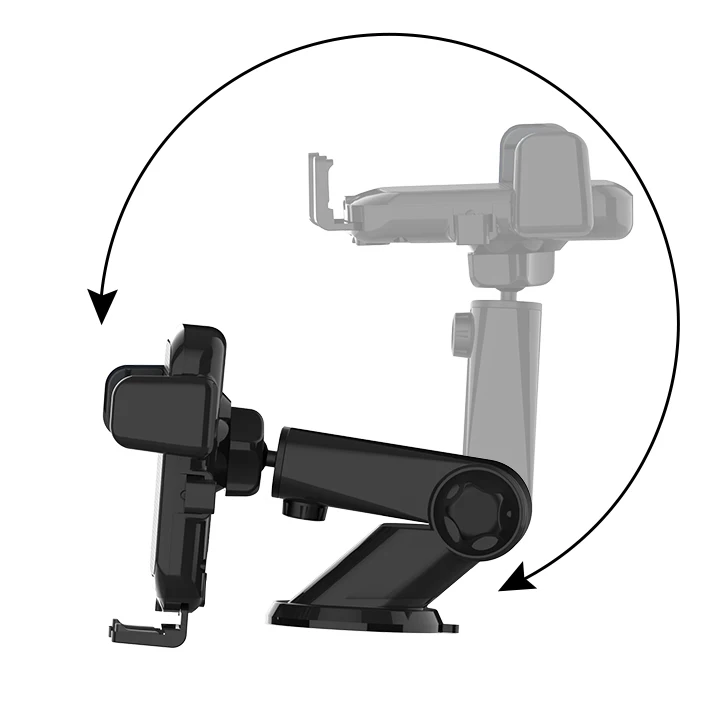 Wholesale 10W Fast Qi Ac Wireless Car Charger Phone Holder Car Automatic Sensor Wireless Phone Charger For iPhone Android