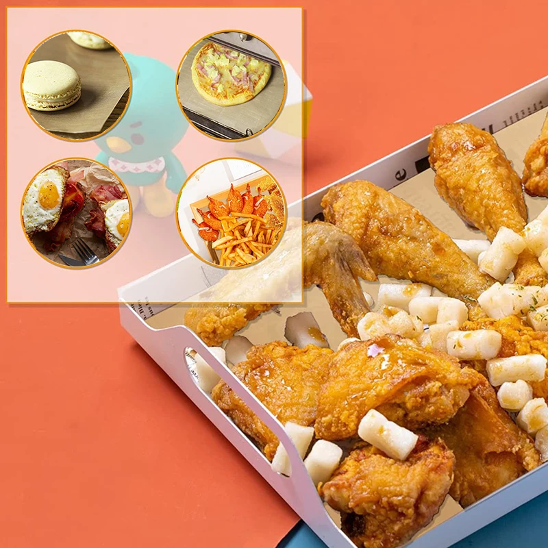 Custom Recyclable 30 40cm 40 60cm Waterproof Kitchen Baking Parchment Paper Food Grade Greaseproof Baking paper sheet