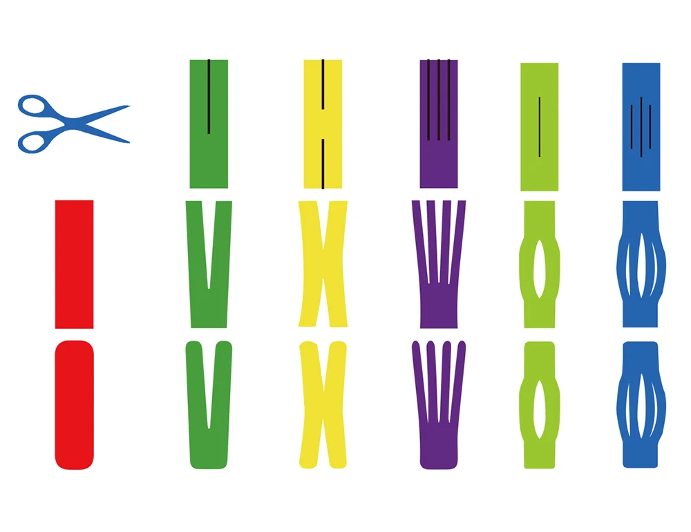 Physiotherapy sports tape 5cm x 5m muscle support cotton kinesiology tape