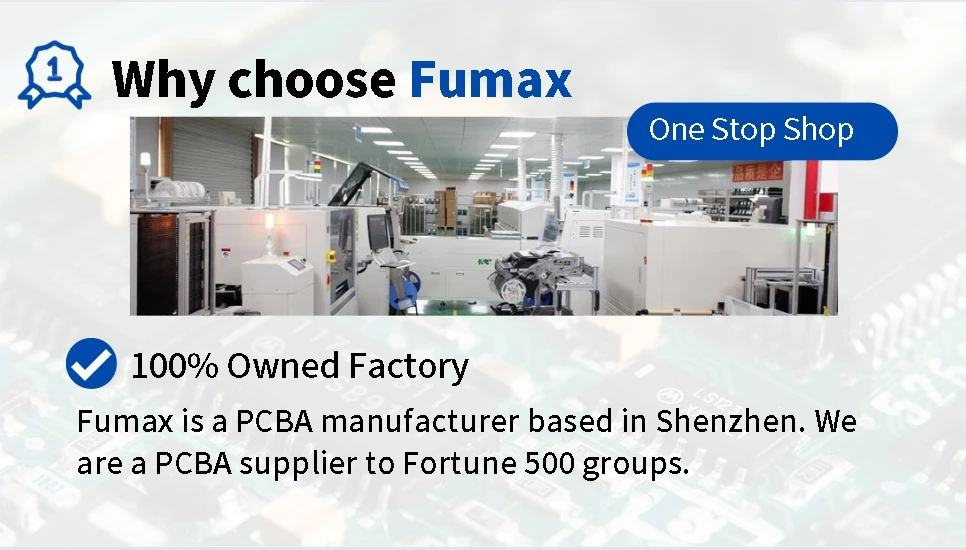 Fumax Turn-key electronic pcba manufacturing printed circuit board pcb design assembly