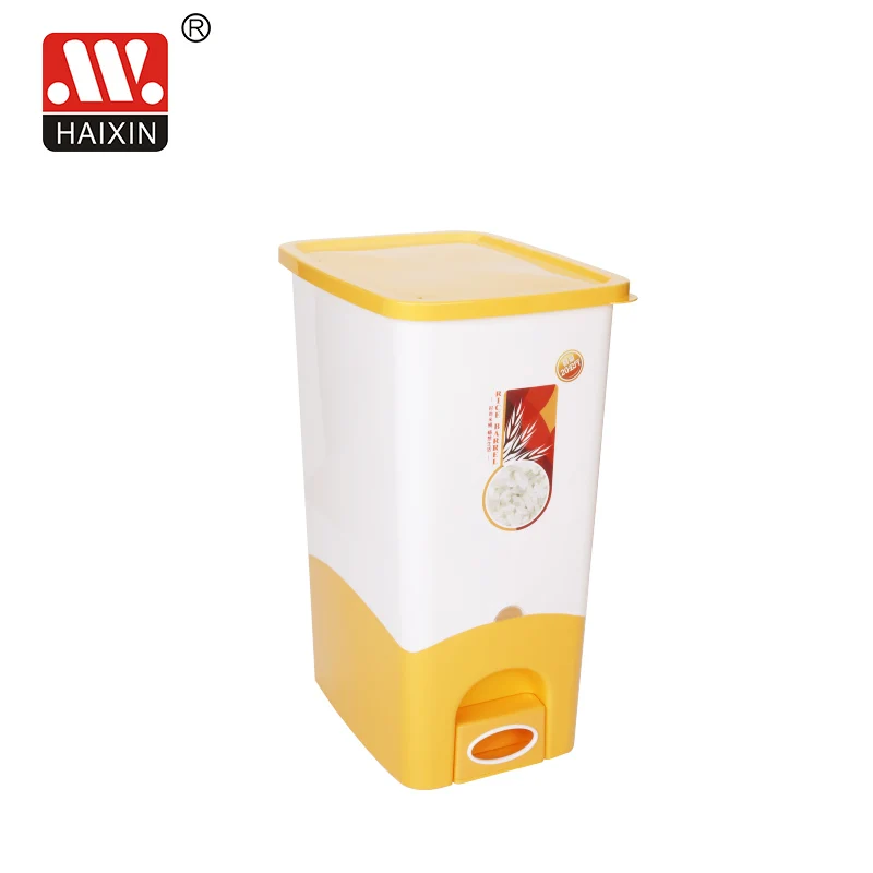 HAIXING 24L Home Large Plastic Dry Plastic Rice Storage Container Box