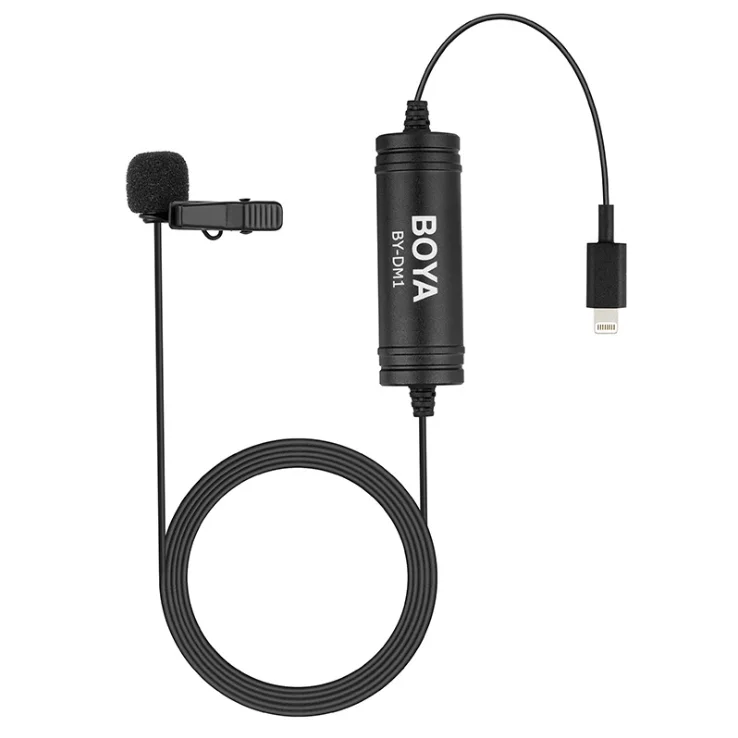 BY-DM1 петличный микрофон с креплением на лацкан микрофон с разъемом Lightning совместим с iOS iPhone X 8 7 6 Plus iPad iPod Nano T