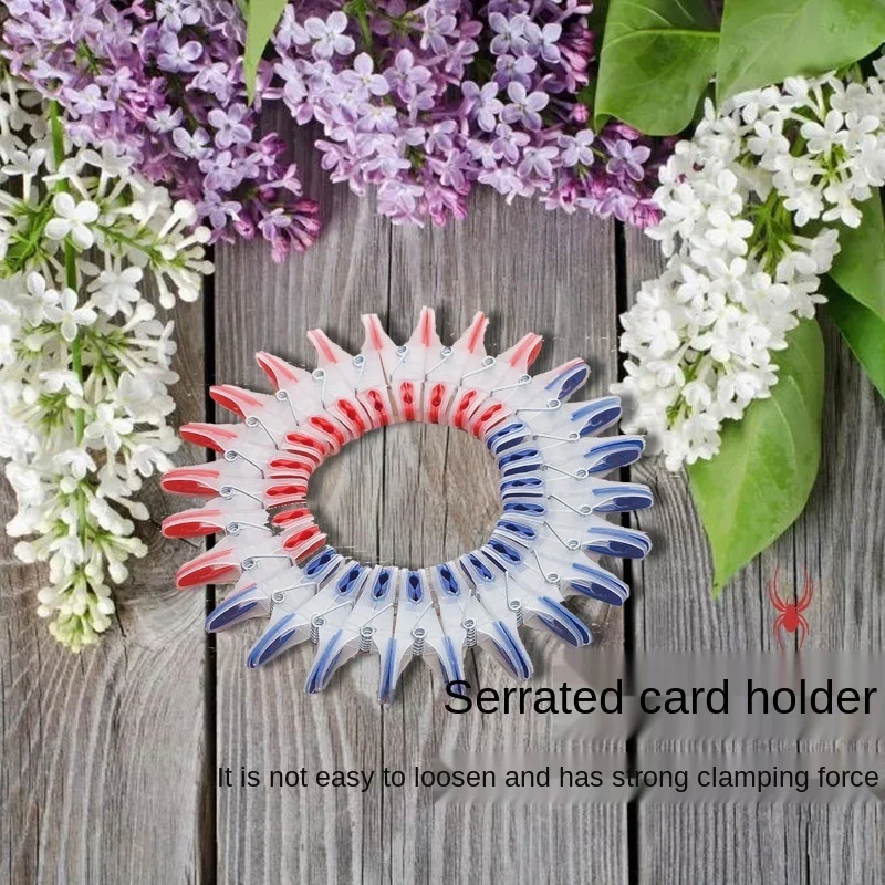 A2917Two-tone plastic peg daily durable downwind plastic two-tone clothespin little clip