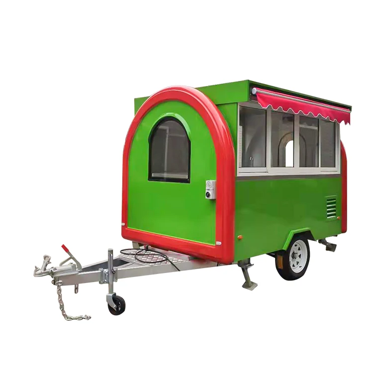 New Listing High Quality Multifunctional FRP One-Year Warranty Mobile Catering Trailer Food Truck for All Kinds of Food Catering