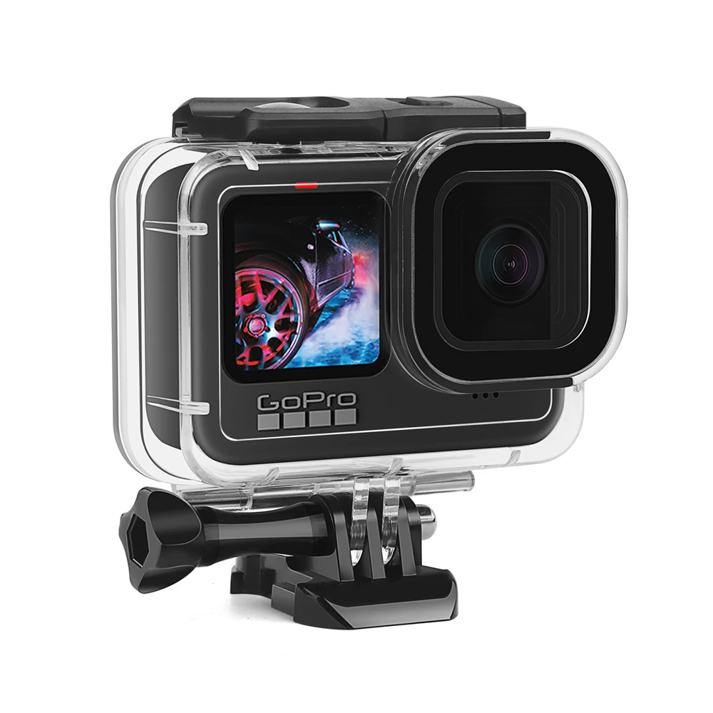 60 м подводный Дайвинг Корпус Водонепроницаемый чехол для GoPro Hero 9 Hero9 аксессуары