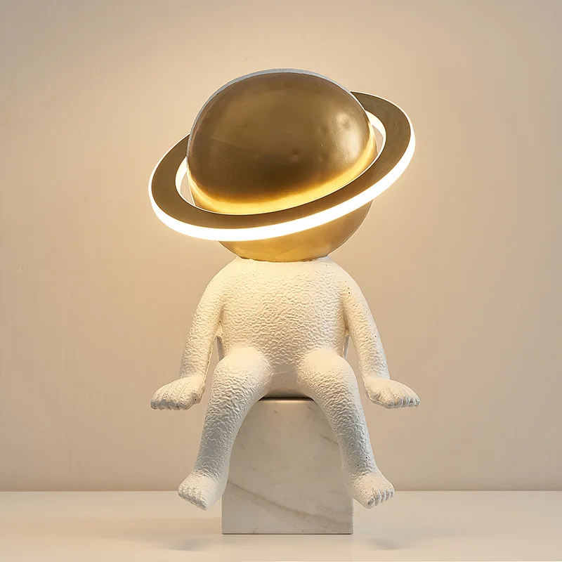 High Quality Hotel Living Room Nordic Marble Luxury Desk Light Art Home Decor Bar Bedside Modern Led Table Lamps Night Light