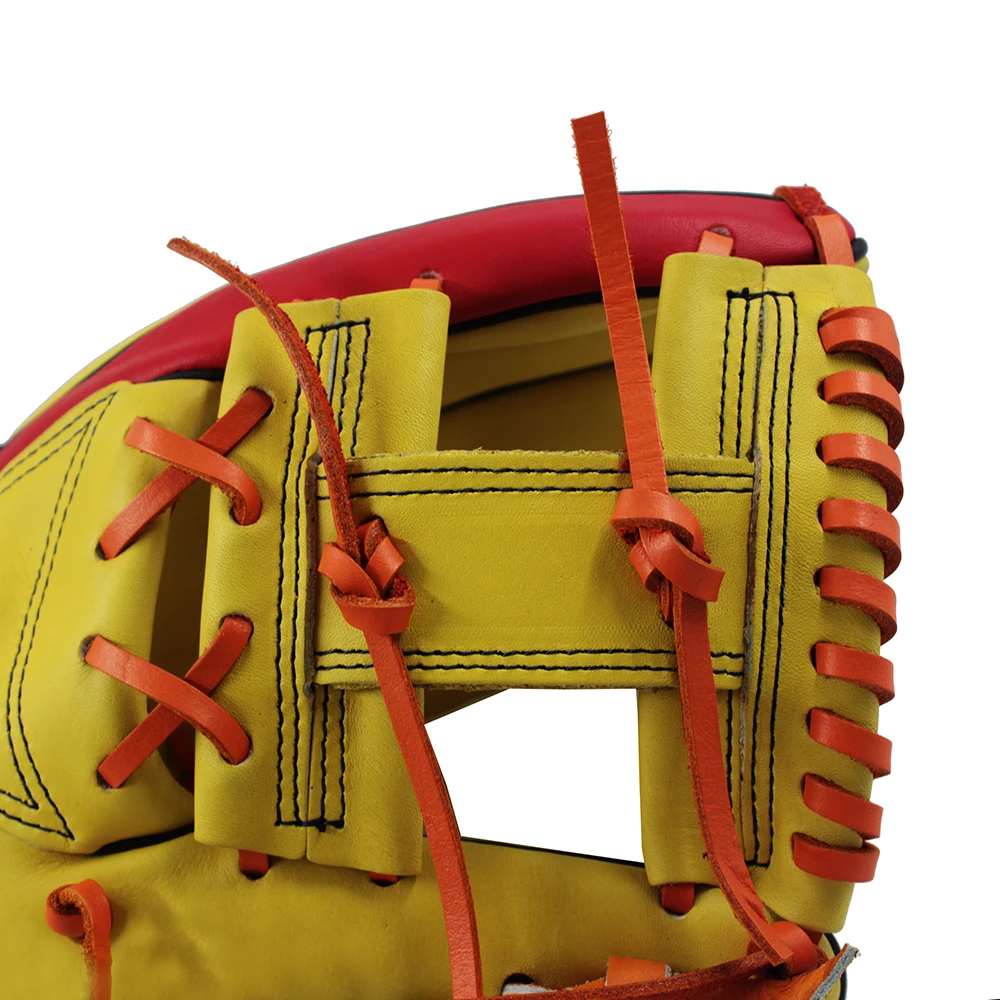 Custom Design Hot Sale Baseball Fielding Glove Cowhide/Kip Leather Baseball Fielding Gloves Softball American Adult Baseball Tra