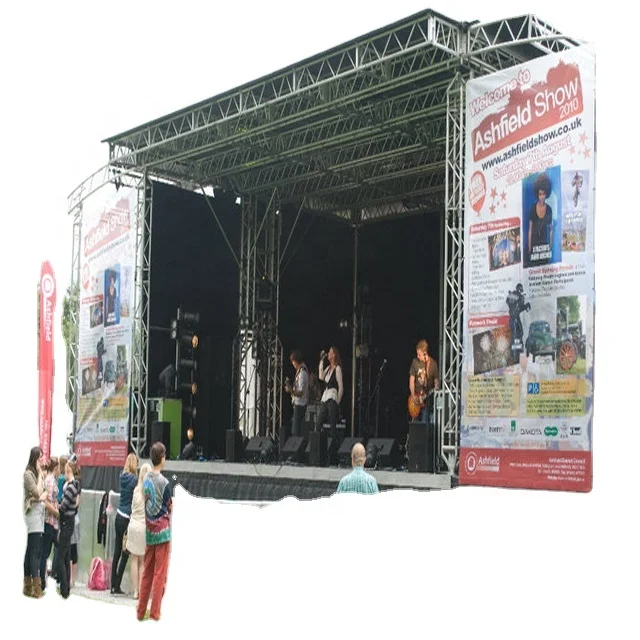 Huge Size Music Festival Stage Concert band  banner mesh ,vinyl banner printing