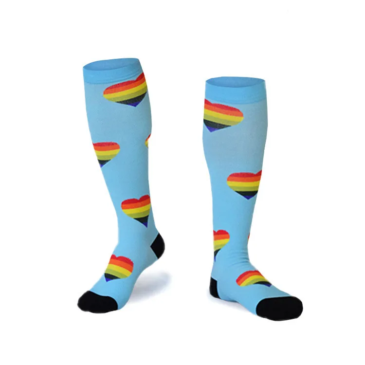 HODEANG Nurse Compression Socks Varicose Veins Socks Outdoor Men Women Running Hiking Sports Socks