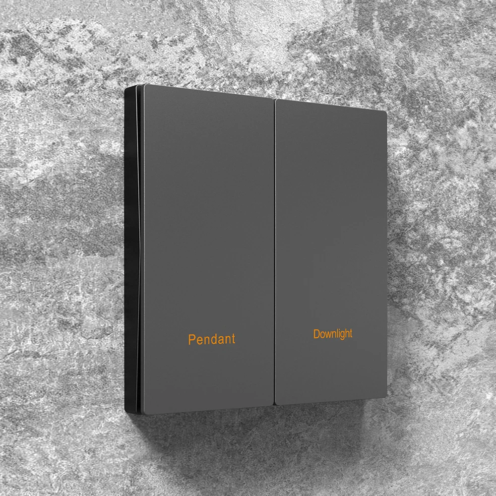Беспроводной настенный выключатель Zigbee дистанционное управление с 4 клавишами для умного дома регулировкой яркости голосовым управлением Alexa