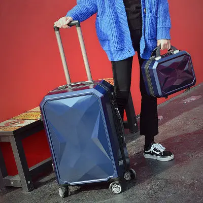 
Premium polycarbonate ABS+PC plastic 10'+20' trolley luggage sets suitcase for travel 