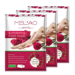 Wholesale Organic Olive Peeling Exfoliating Foot Mask Feet Mask Remove Dead Skin Cuticles Heel Foot Care Pedicure Socks