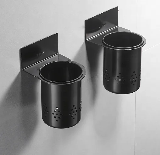 Stainless Steel Wall mounted shower shampoo bottle holder for home HOPvp body wash bottle holder customizable