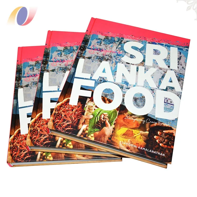 Пользовательская полноцветная печать, высокое качество, корпус, Обложка, Книга в твердом переплете, печать кулинарии