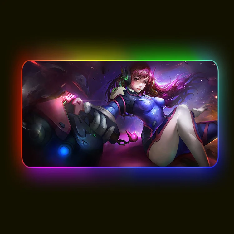 
Oem custom big RGB high quality gaming overwatch ass mouse pad 