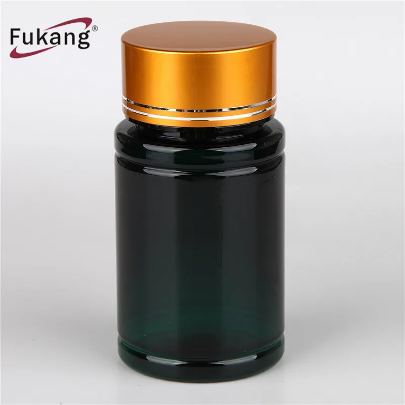 100ml PET customized color transparent pharmaceutical bottle pill medicine plastic container