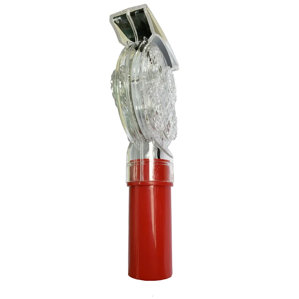 Solar led road safety warning light emergency roadside caution solar beacon traffic cone