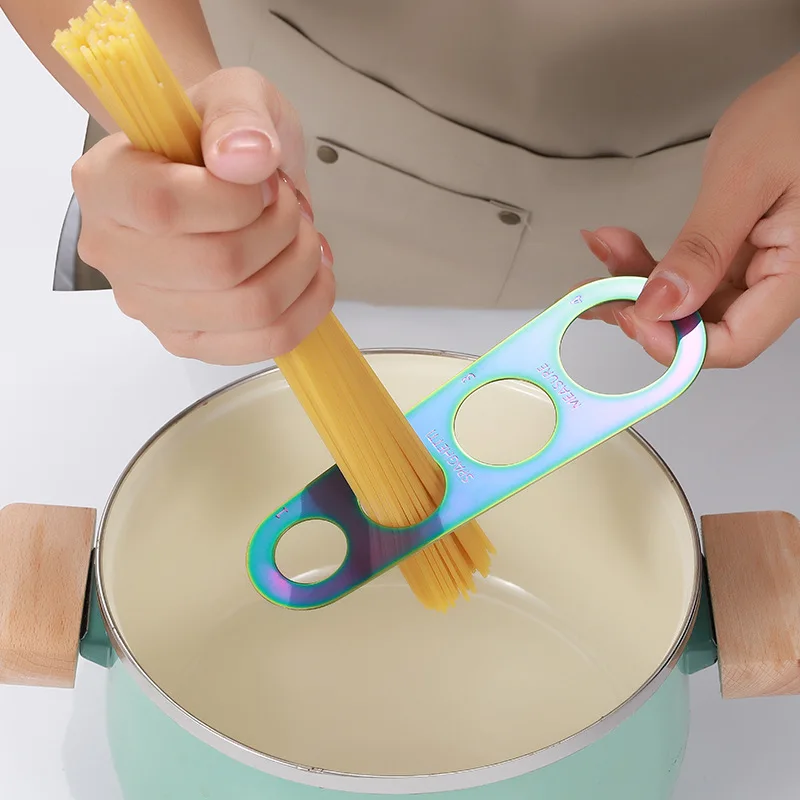 Stainless Steel Spaghetti Measure Cooking Tool Kitchen Control Gadgets Pasta Measuring Tool