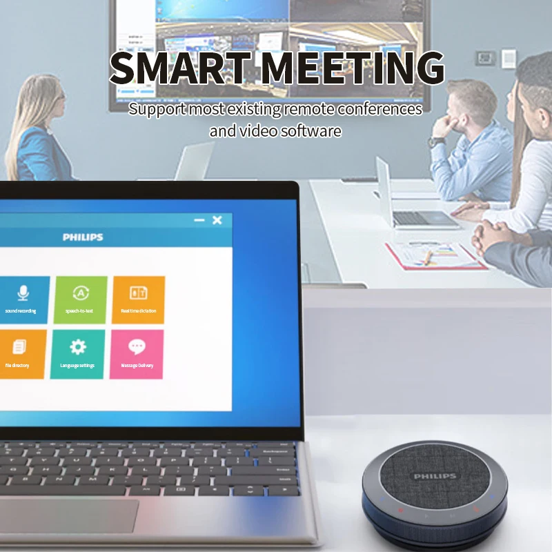 Original Wireless  Conference Meeting Room Microphone Bluetooth Multi Connection 5 Meter Pick up