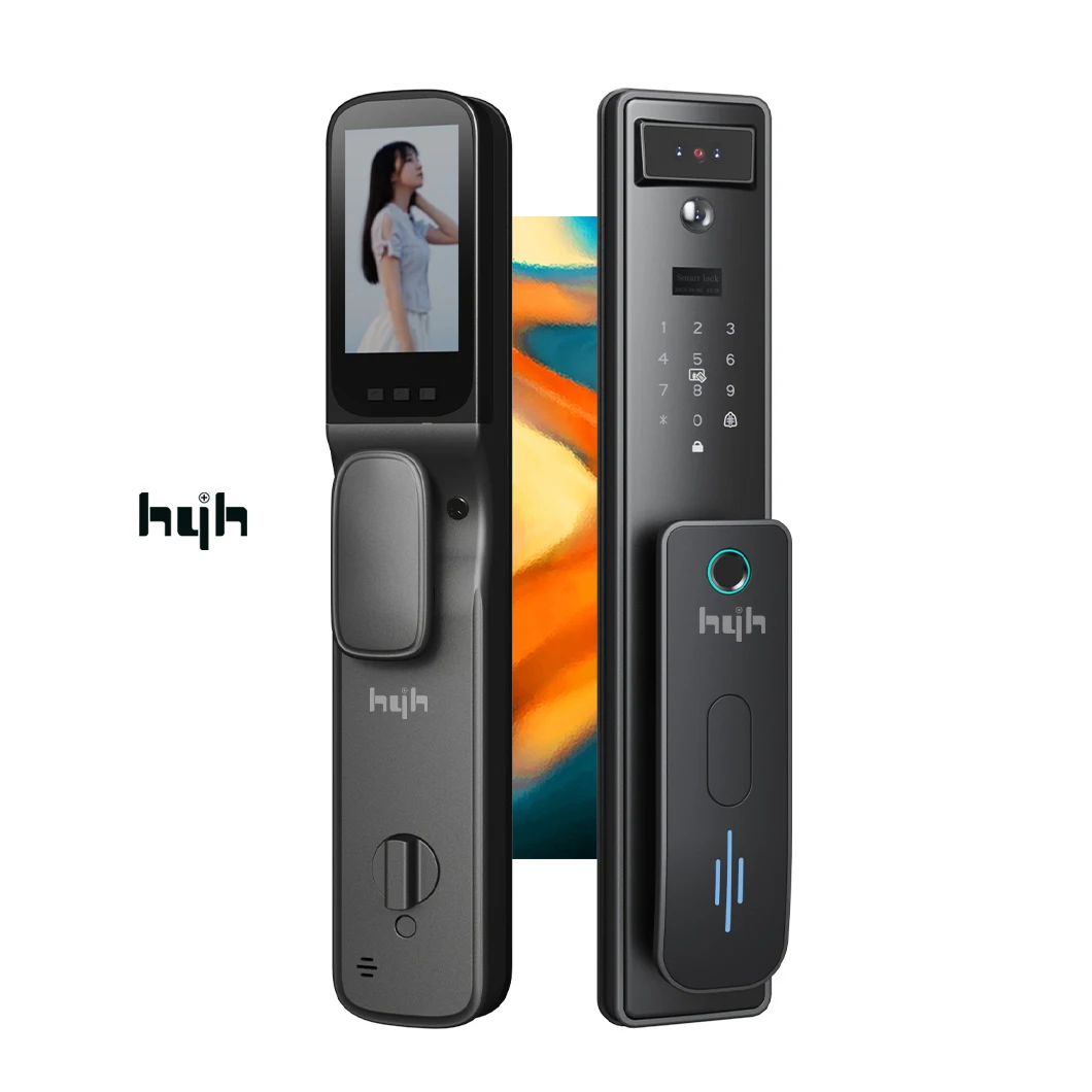 hyh Face Recognition Smart Door Lock for Security Door with Tuya Access