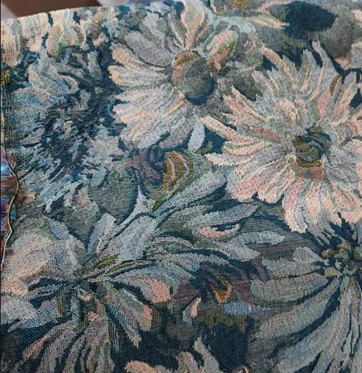 Sunflower oil painting style floral cloth cloth clothing case and bag handicrafts dress DIY tablecloth cloth