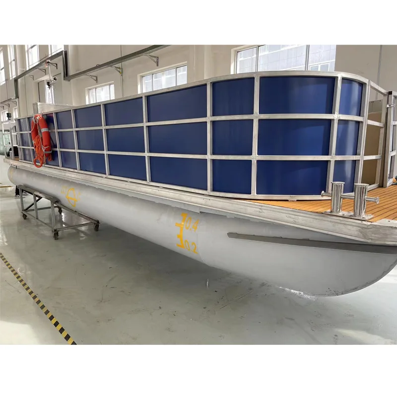 popular Product Recreational Catamaran Hull Aluminium Pontoon Boats for Water Entertainment