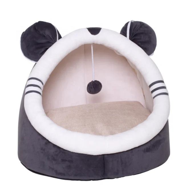 Wholesale Luxury Cute Pet Beds comfortable soft warm cat bed house