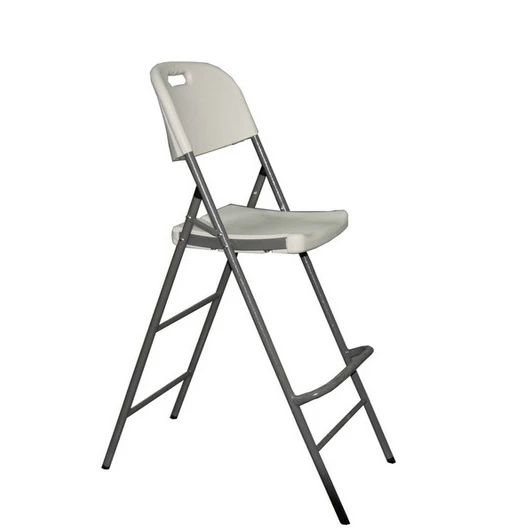 outdoor bar chair in foldable strcuture/space saving folding style HDPE chair/hotel foldable portable chair for outdoor usages