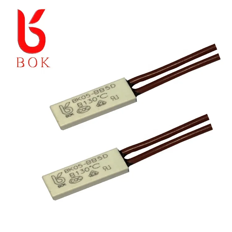 New product KSD9700 bimetal thermostat BK05 normally closed 130c 8A 10A thermal switch