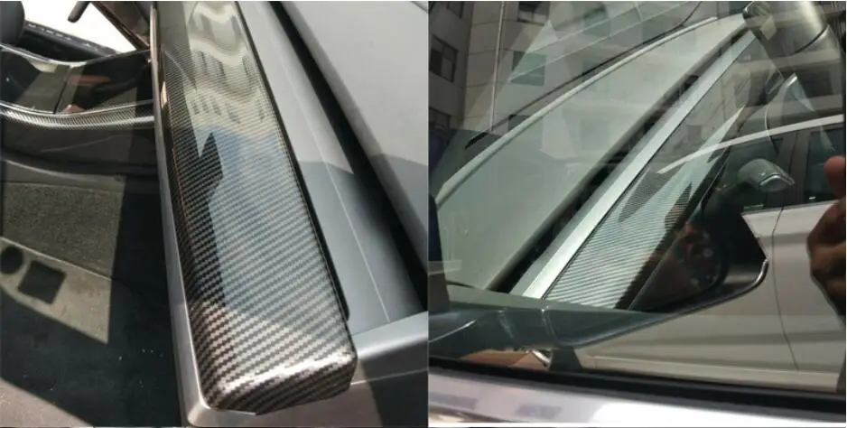 
100% Real Carbon Fiber Center Console Dashboard Panel Cover Trim Sticker Dashboard Trim Fit For Tesla Model 3 