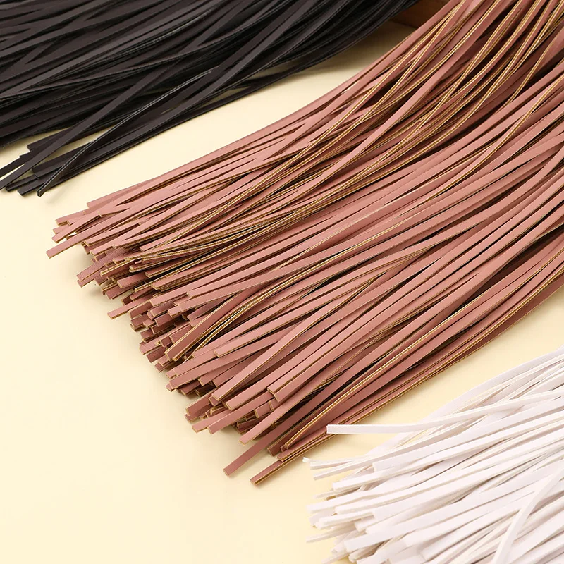 Width 22 cm 30 cm PU leather tassel fringe lace double face knot fringes for fashion skirt garment accessory