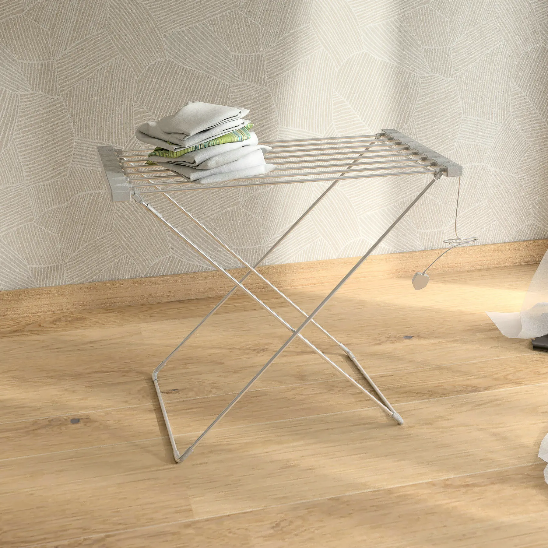 EVIA Household Freestanding Electric Mini Folding Clothes Dryer Rack