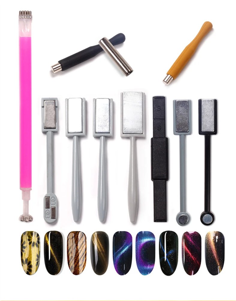 G8 SAFENG Cat Eye Nail Magnets Pens Nails Cat Eye Magnet Sticks for Magnetic Nail Polish Art Tools