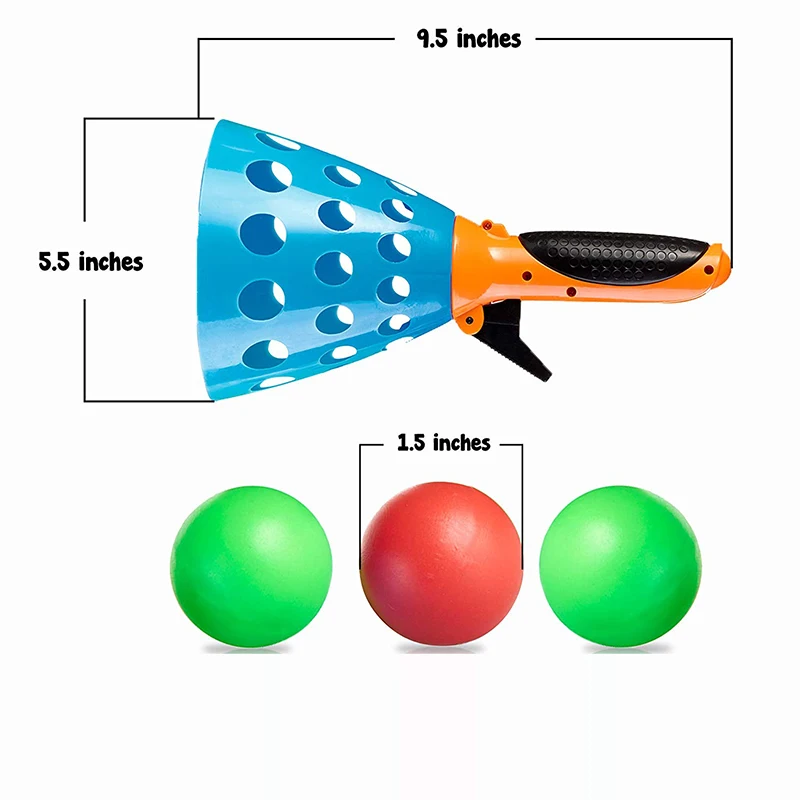 Catch Launcher Basket Ball For Girls Boys, Indoors & Outdoors Promote Fine Motor Skills and Improve Hand to Eye Coordination