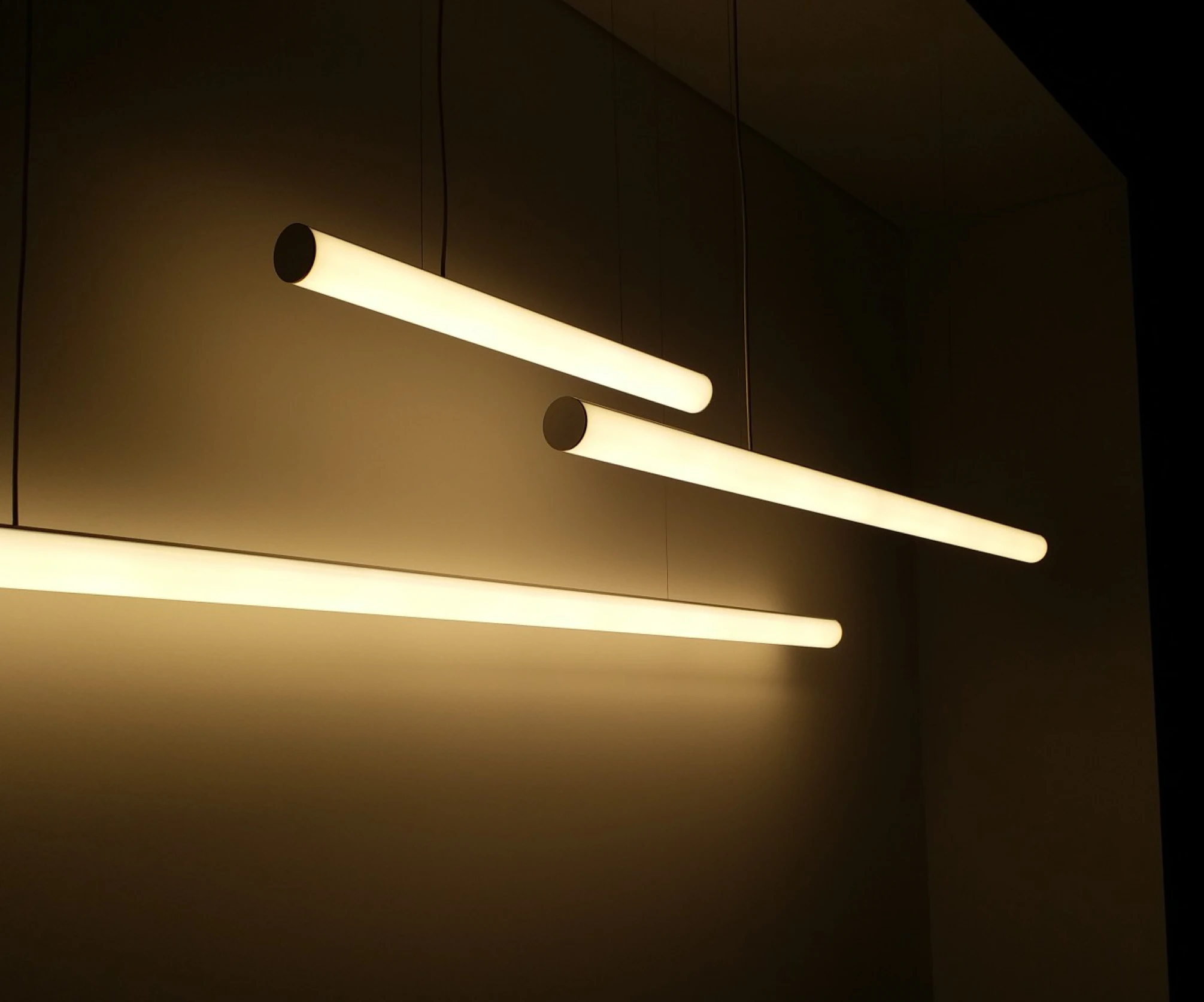 100mm Diameter suspended round shape LED aluminum profile for led lighting