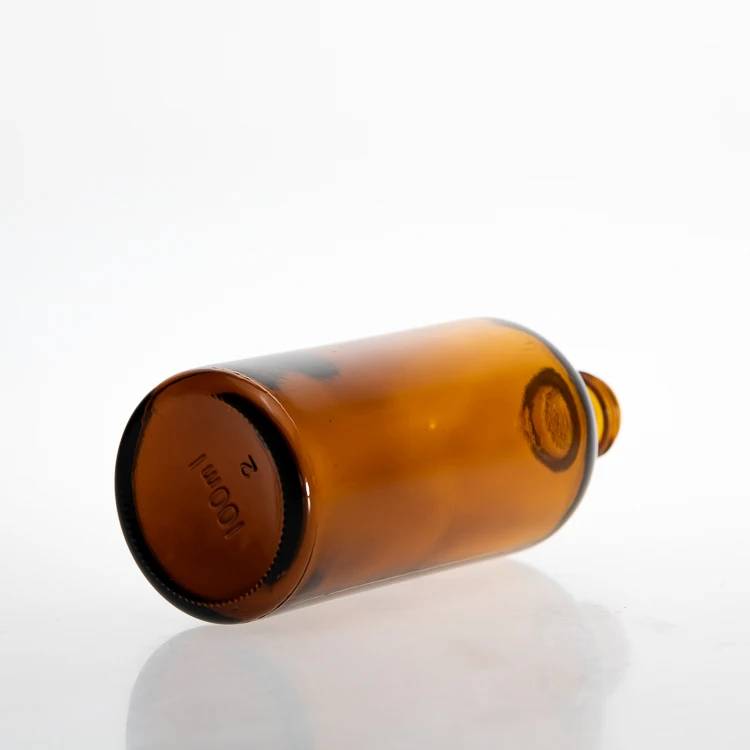 Custom 30 ml Amber Dropper Bottle 2 oz 100ml Glass  Essential Oil  Bottle For Cosmetic
