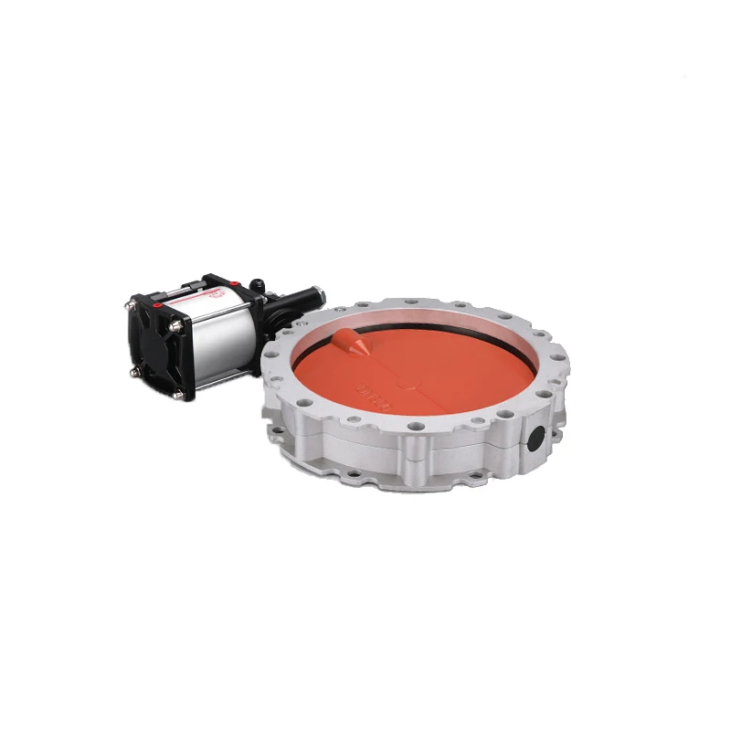 Pneumatic Dust Butterfly Valve Aluminium Alloy API High Quality Pneumatic Butterfly Valve For Dust